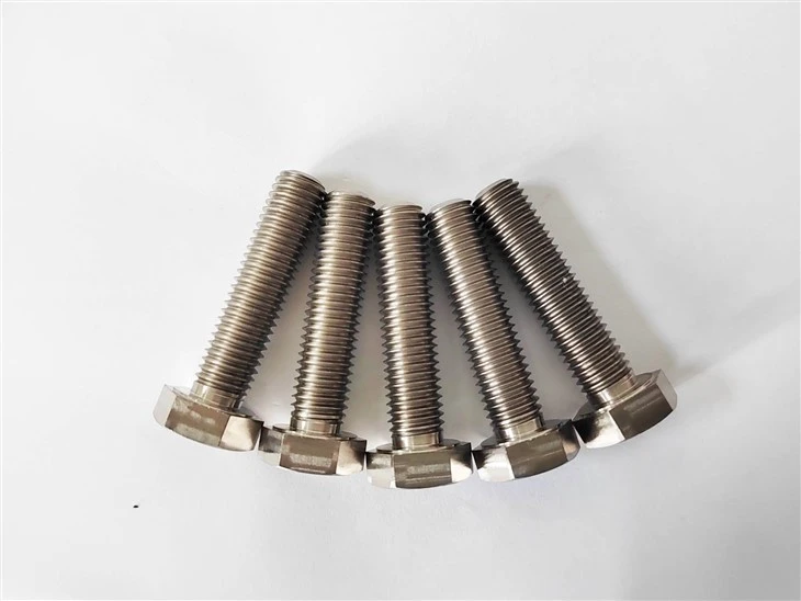 Titanium Gr5 Hexagon Head Bolts DIN 933